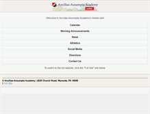 Tablet Screenshot of ancillae.org